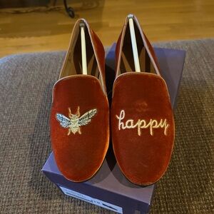 JON JOSEF women’s G-BeeHappy Calabaza Velvet Mules Shoes